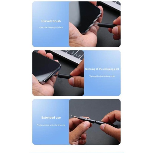 ROMONT - Giftology 6-in-1 Mag Wireless Charger, Multicable & Cleaning Kit