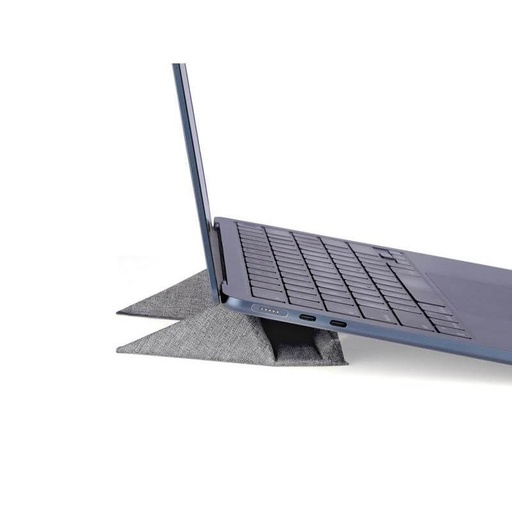 STANDIE - Giftology RPET 2-in-1 Laptop and Phone Stand - Grey