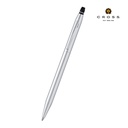 Cross Click™ Chrome Ballpoint Pen with Notebook and Cardholder Gift Set - Mocha