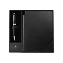 Cross Bailey Light™ Resin Ballpoint Pen with Classic Black Journal Gift Set